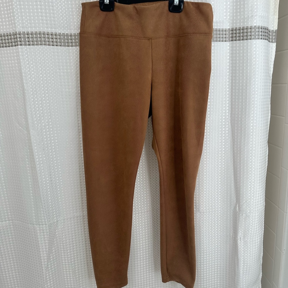 Brown Suede Pants